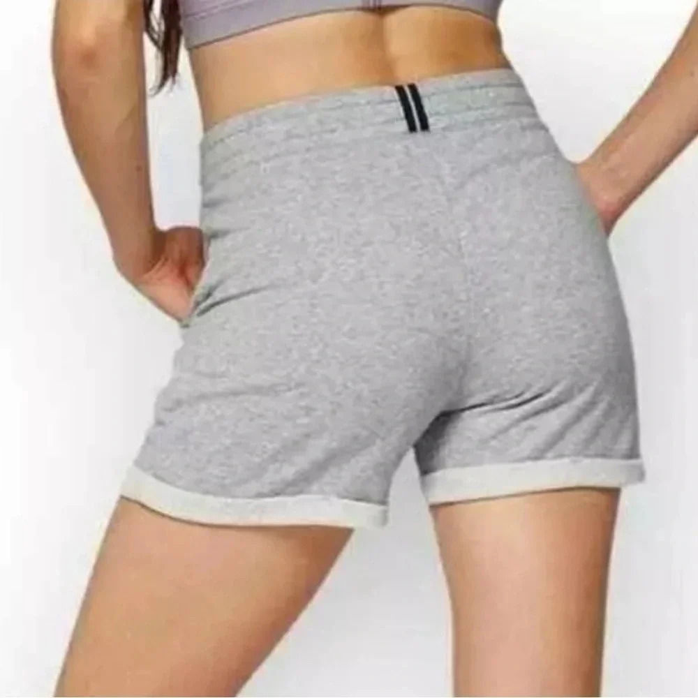 NWT Four 4 Laps Rush Short 5” Terry Fabric Athletic Fit Shorts Size M Grey - Picture 3 of 13